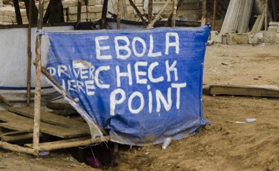 Ebola checkpoint