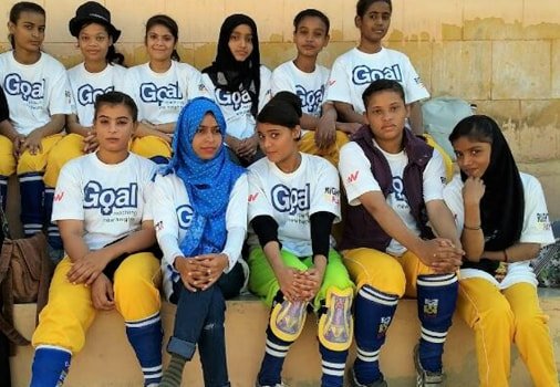 Goal Farzana Blue Scarf Pakistan 2019