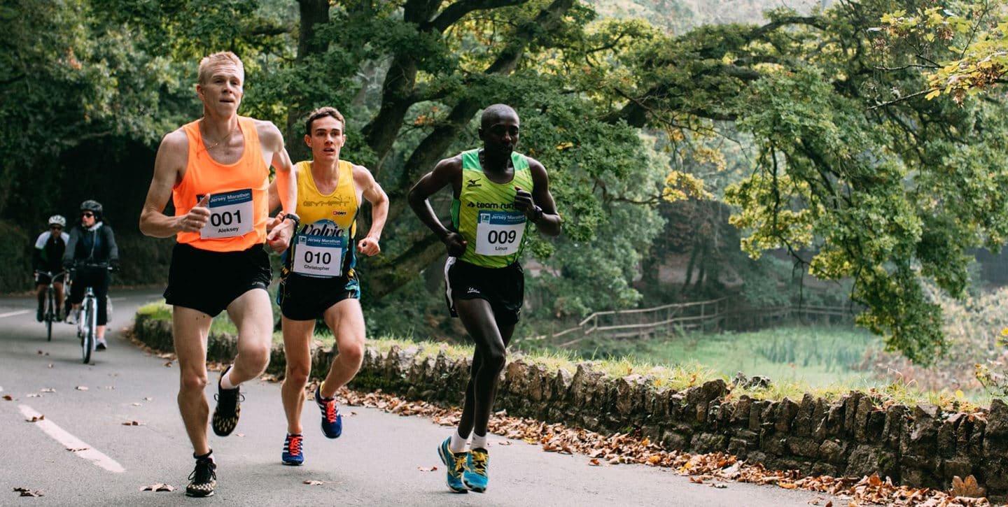 Jersey runners in Standard Chartered marathon