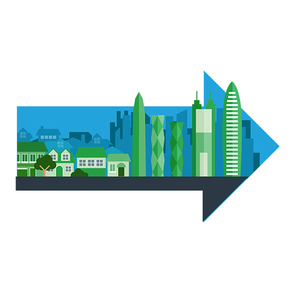 A Model for Growth in Frontier Regions
