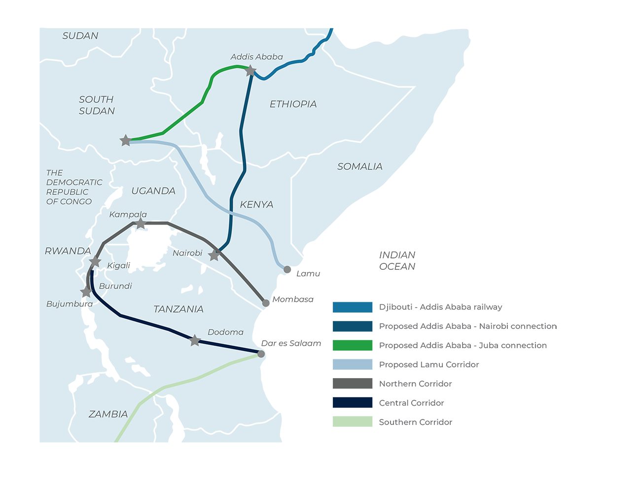 A Model for Growth in Frontier Regions