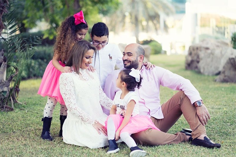 Wasim and family
