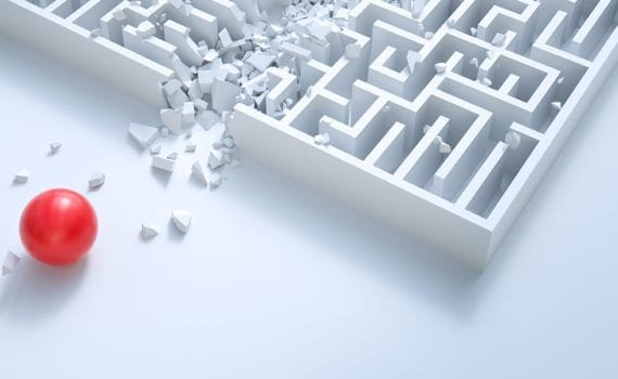 breaking from a maze