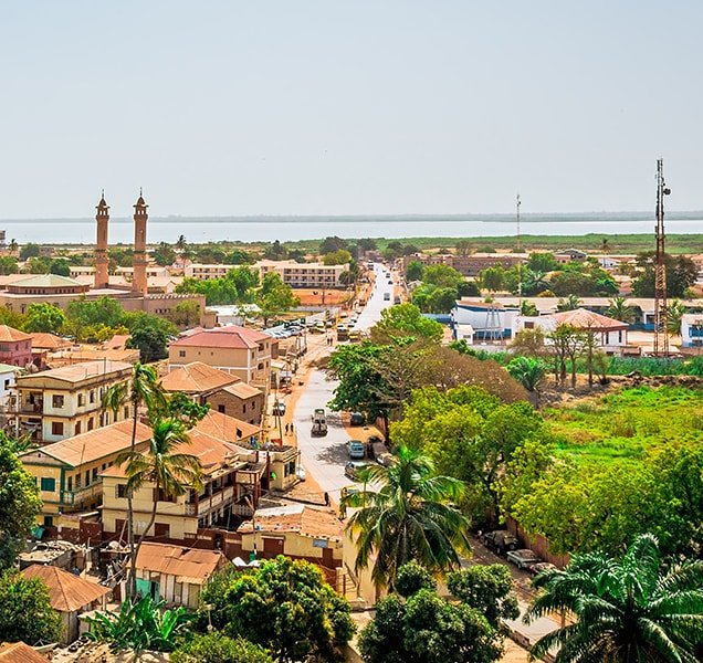 Panorama of Banjul, The Gambia