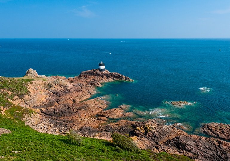 Sea view from Jersey